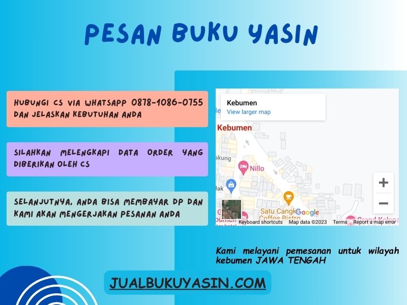 Percetakan Buku Yasin Kebumen, Tempat Cetak Buku Yasin Kebumen, Tempat Bikin Buku Yasin di Kebumen