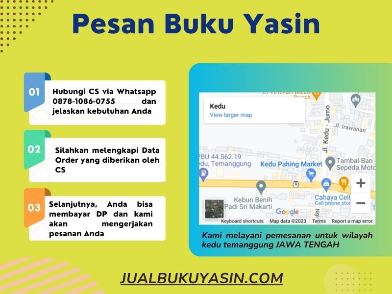 Percetakan Buku Yasin Kedu Temanggung, Tempat Cetak Buku Yasin Kedu Temanggung, Tempat Bikin Buku Yasin di Kedu Temanggung