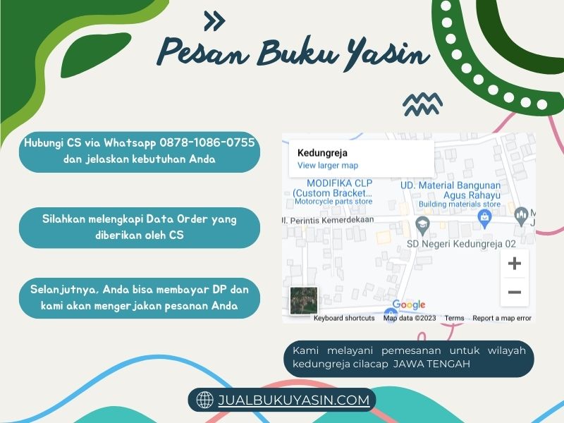 Percetakan Buku Yasin Kedungreja Cilacap, Tempat Cetak Buku Yasin Kedungreja Cilacap, Tempat Bikin Buku Yasin di Kedungreja Cilacap
