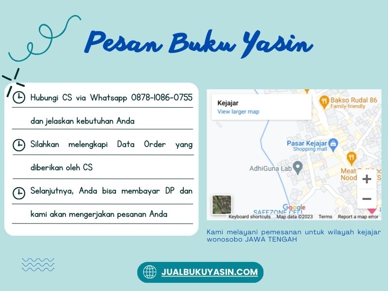 Percetakan Buku Yasin Kejajar Wonosobo, Tempat Cetak Buku Yasin Kejajar Wonosobo, Tempat Bikin Buku Yasin di Kejajar Wonosobo