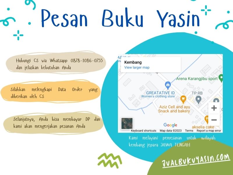 Percetakan Buku Yasin Kembang Jepara, Tempat Cetak Buku Yasin Kembang Jepara, Tempat Bikin Buku Yasin di Kembang Jepara