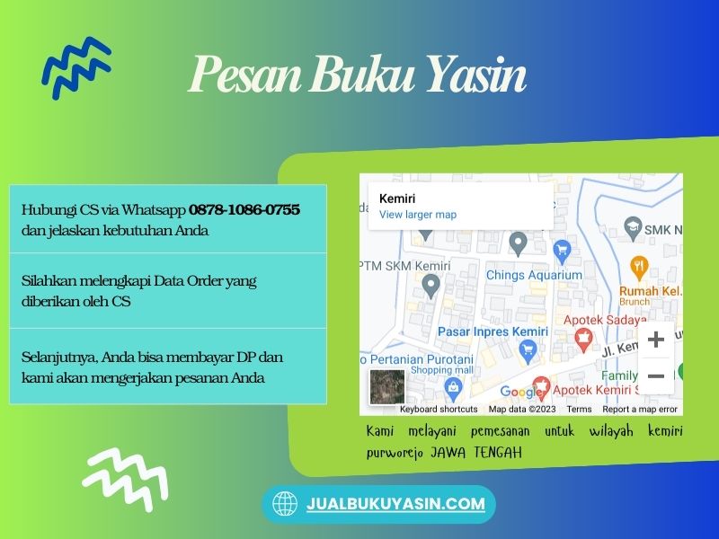 Percetakan Buku Yasin Kemiri Purworejo, Tempat Cetak Buku Yasin Kemiri Purworejo, Tempat Bikin Buku Yasin di Kemiri Purworejo