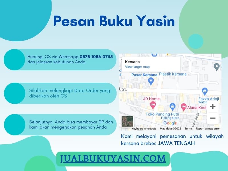 Percetakan Buku Yasin Kersana Brebes, Tempat Cetak Buku Yasin Kersana Brebes, Tempat Bikin Buku Yasin di Kersana Brebes