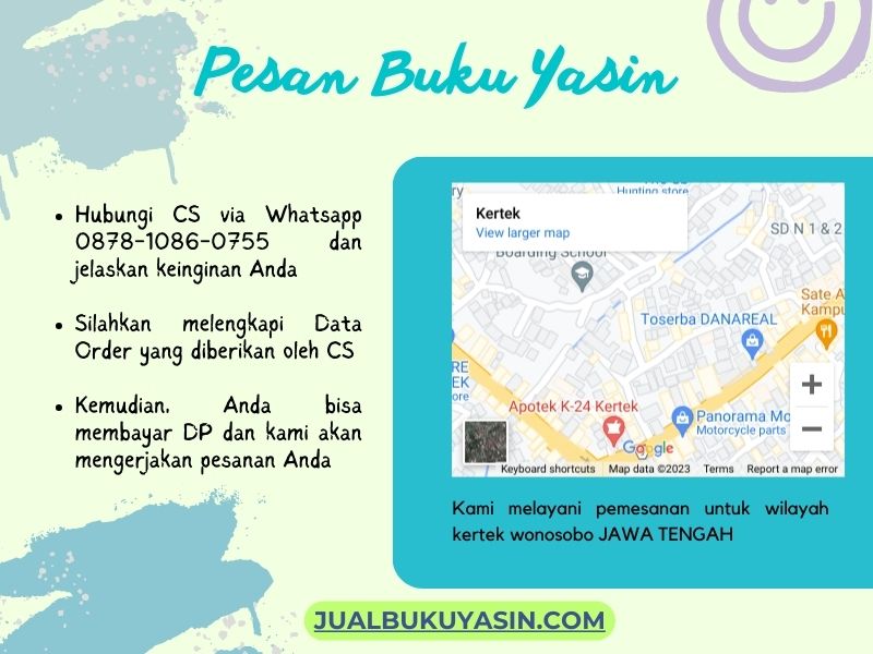 Percetakan Buku Yasin Kertek Wonosobo, Tempat Cetak Buku Yasin Kertek Wonosobo, Tempat Bikin Buku Yasin di Kertek Wonosobo