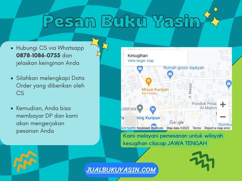 Percetakan Buku Yasin Kesugihan Cilacap, Tempat Cetak Buku Yasin Kesugihan Cilacap, Tempat Bikin Buku Yasin di Kesugihan Cilacap