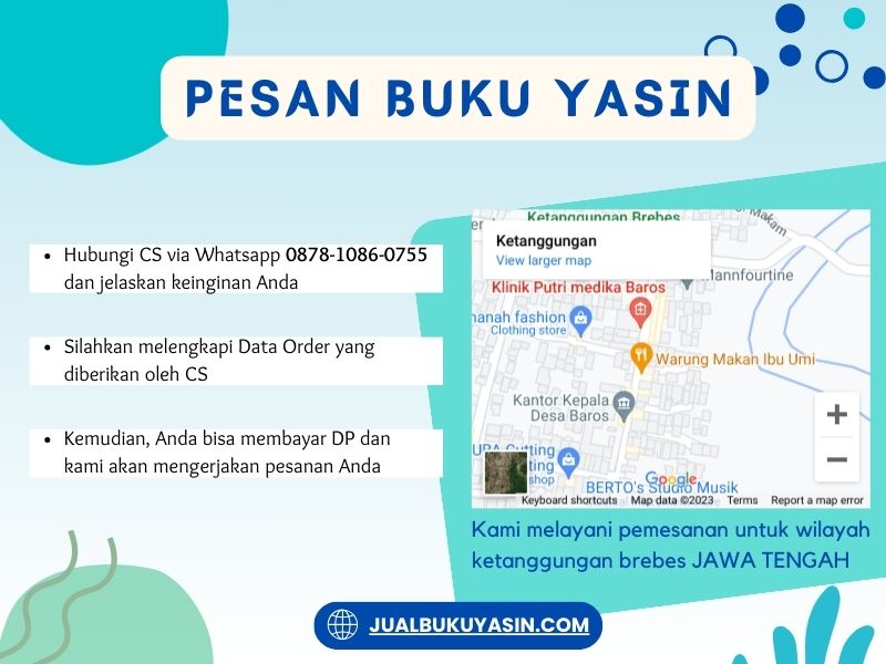 Percetakan Buku Yasin Ketanggungan Brebes, Tempat Cetak Buku Yasin Ketanggungan Brebes, Tempat Bikin Buku Yasin di Ketanggungan Brebes