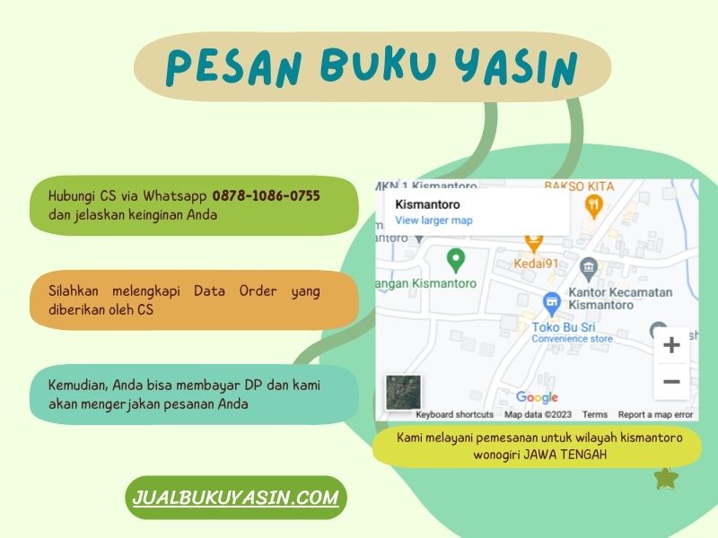 Percetakan Buku Yasin Kismantoro Wonogiri, Tempat Cetak Buku Yasin Kismantoro Wonogiri, Tempat Bikin Buku Yasin di Kismantoro Wonogiri