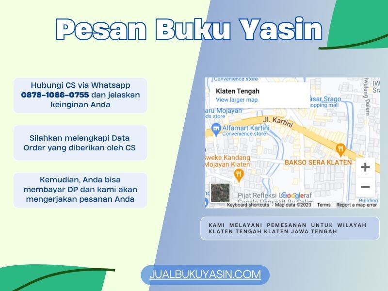 Percetakan Buku Yasin Klaten Tengah Klaten, Tempat Cetak Buku Yasin Klaten Tengah Klaten, Tempat Bikin Buku Yasin di Klaten Tengah Klaten