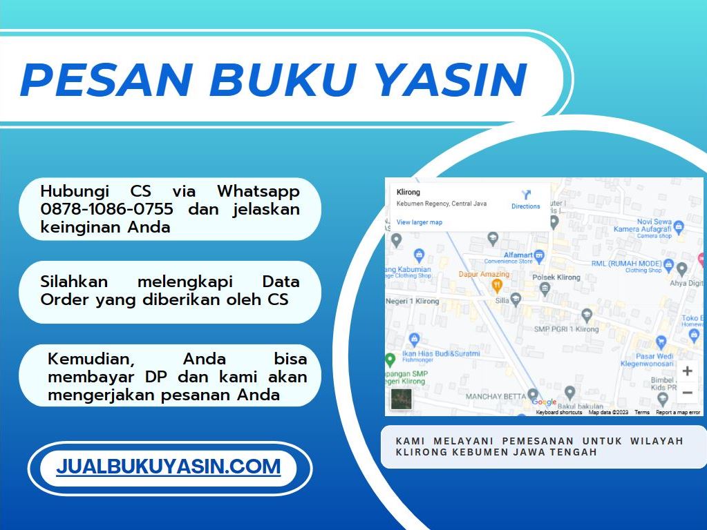 Percetakan Buku Yasin Klirong Kebumen, Tempat Cetak Buku Yasin Klirong Kebumen, Tempat Bikin Buku Yasin di Klirong Kebumen