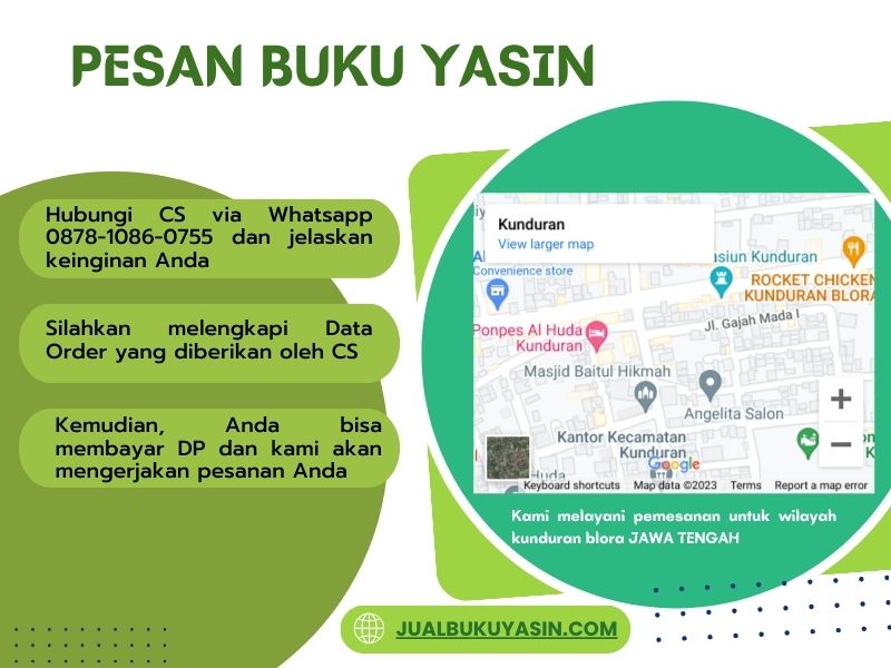 Percetakan Buku Yasin Kunduran Blora, Tempat Cetak Buku Yasin Kunduran Blora, Tempat Bikin Buku Yasin di Kunduran Blora