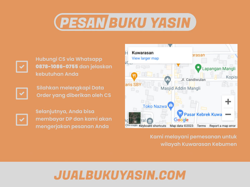 Percetakan Buku Yasin Kuwarasan Kebumen, Tempat Cetak Buku Yasin Kuwarasan Kebumen, Tempat Bikin Buku Yasin di Kuwarasan Kebumen