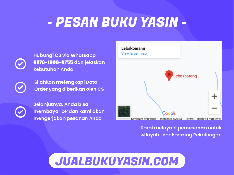 Percetakan Buku Yasin Lebakbarang Pekalongan, Tempat Cetak Buku Yasin Lebakbarang Pekalongan, Tempat Bikin Buku Yasin di Lebakbarang Pekalongan
