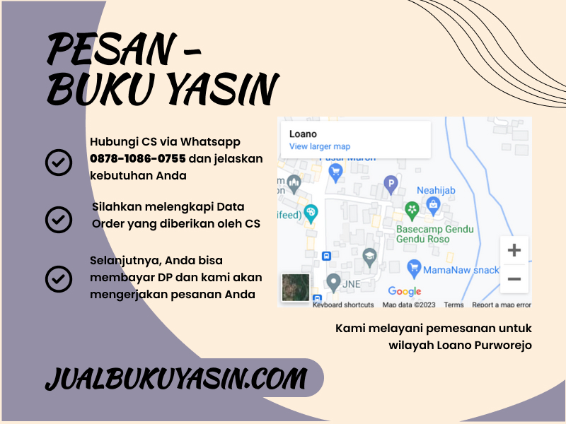 Percetakan Buku Yasin Loano Purworejo, Tempat Cetak Buku Yasin Loano Purworejo, Tempat Bikin Buku Yasin di Loano Purworejo