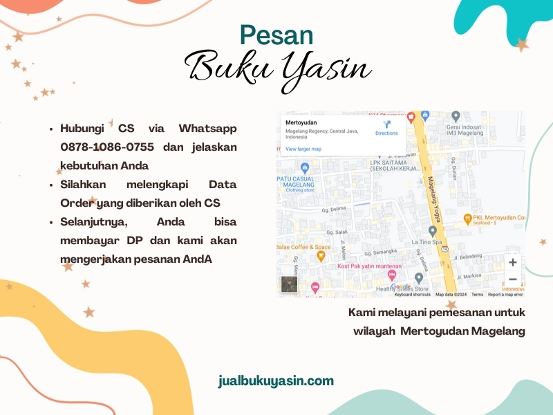 Percetakan Buku Yasin Mertoyudan Magelang, Tempat Cetak Buku Yasin Mertoyudan Magelang, Tempat Bikin Buku Yasin di Mertoyudan Magelang