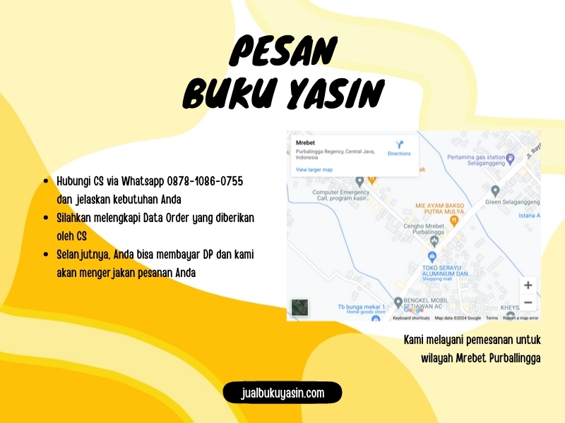 Percetakan Buku Yasin Mrebet Purbalingga, Tempat Cetak Buku Yasin Mrebet Purbalingga, Tempat Bikin Buku Yasin di Mrebet Purbalingga