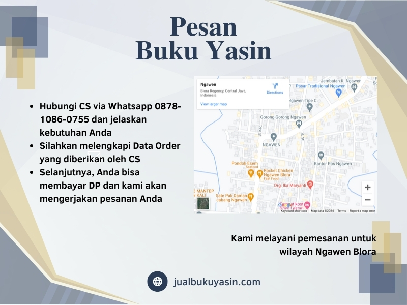 Percetakan Buku Yasin Ngawen Blora, Tempat Cetak Buku Yasin Ngawen Blora, Tempat Bikin Buku Yasin di Ngawen Blora