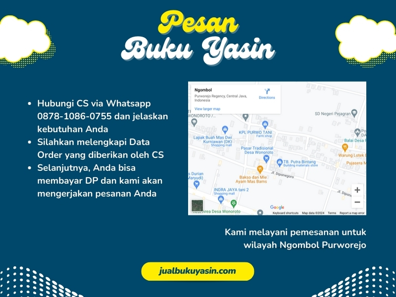 Percetakan Buku Yasin Ngombol Purworejo, Tempat Cetak Buku Yasin Ngombol Purworejo, Tempat Bikin Buku Yasin di Ngombol Purworejo