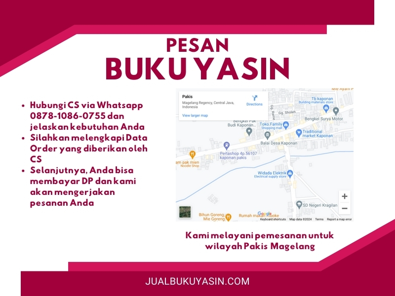 Percetakan Buku Yasin Pakis Magelang, Tempat Cetak Buku Yasin Pakis Magelang, Tempat Bikin Buku Yasin di Pakis Magelang