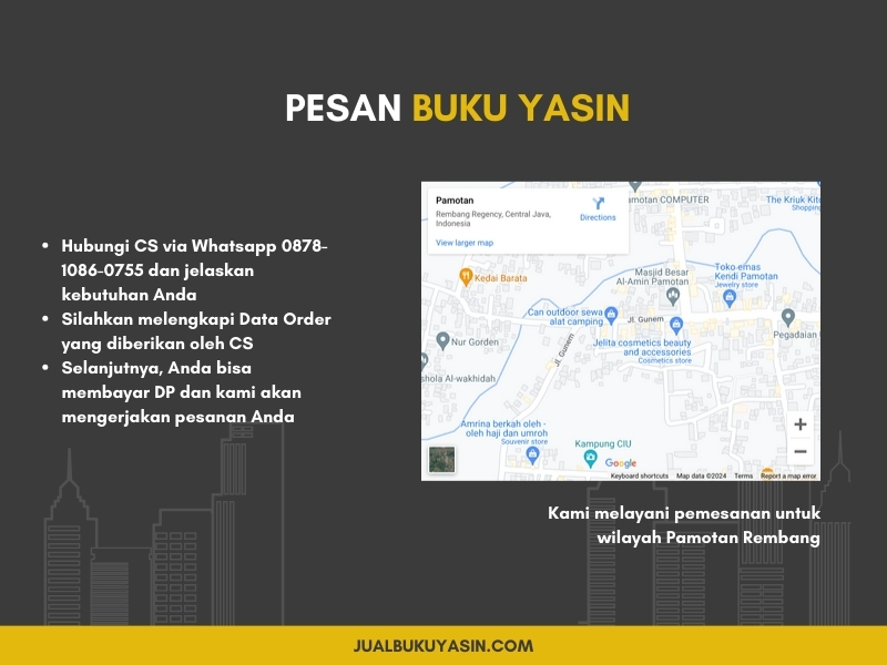 Percetakan Buku Yasin Pamotan Rembang, Tempat Cetak Buku Yasin Pamotan Rembang, Tempat Bikin Buku Yasin di Pamotan Rembang