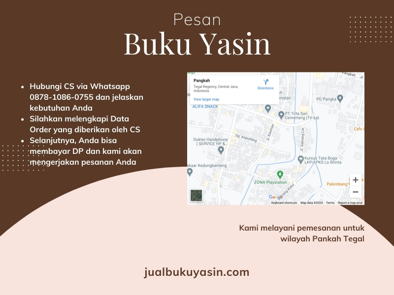 Percetakan Buku Yasin Pangkah Tegal, Tempat Cetak Buku Yasin Pangkah Tegal, Tempat Bikin Buku Yasin di Pangkah Tegal