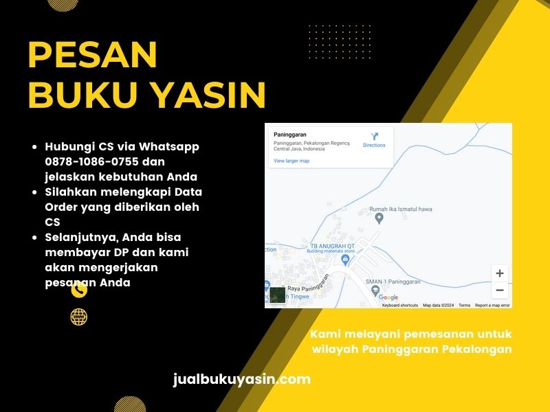 Percetakan Buku Yasin Paninggaran Pekalongan, Tempat Cetak Buku Yasin Paninggaran Pekalongan, Tempat Bikin Buku Yasin di Paninggaran Pekalongan