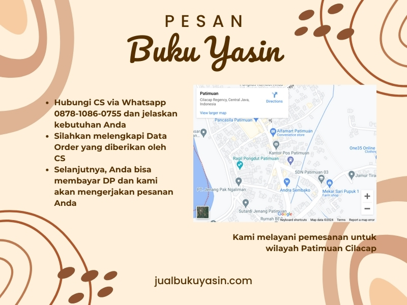 Percetakan Buku Yasin Patimuan Cilacap, Tempat Cetak Buku Yasin Patimuan Cilacap, Tempat Bikin Buku Yasin di Patimuan Cilacap