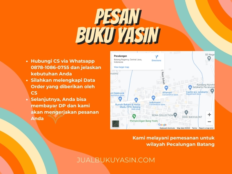 Percetakan Buku Yasin Pecalungan Batang, Tempat Cetak Buku Yasin Pecalungan Batang, Tempat Bikin Buku Yasin di Pecalungan Batang