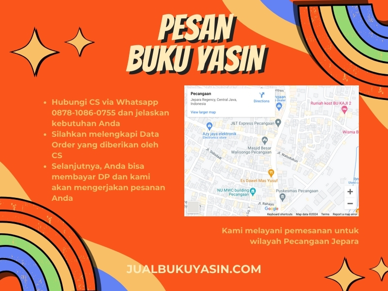 Percetakan Buku Yasin Pecangaan Jepara, Tempat Cetak Buku Yasin Pecangaan Jepara, Tempat Bikin Buku Yasin di Pecangaan Jepara