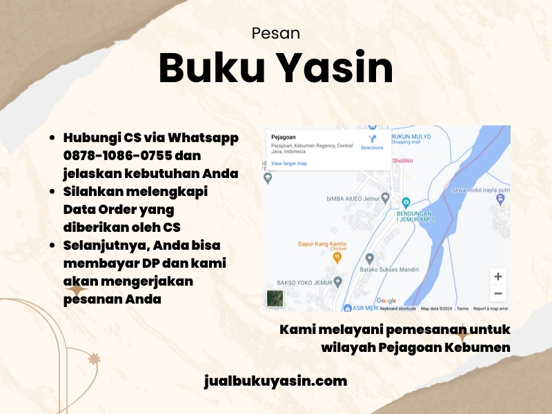 Percetakan Buku Yasin Pejagoan Kebumen, Tempat Cetak Buku Yasin Pejagoan Kebumen, Tempat Bikin Buku Yasin di Pejagoan Kebumen