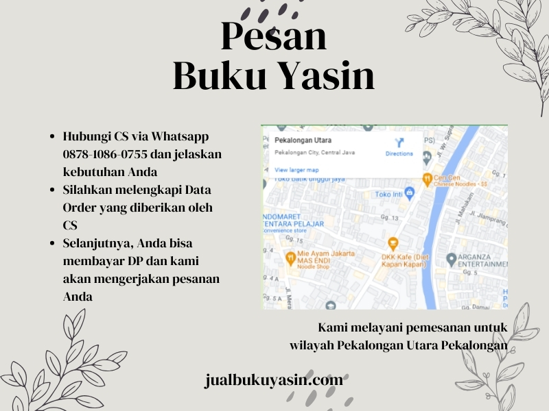 Percetakan Buku Yasin Pekalongan Utara Pekalongan, Tempat Cetak Buku Yasin Pekalongan Utara Pekalongan, Tempat Bikin Buku Yasin di Pekalongan Utara Pekalongan
