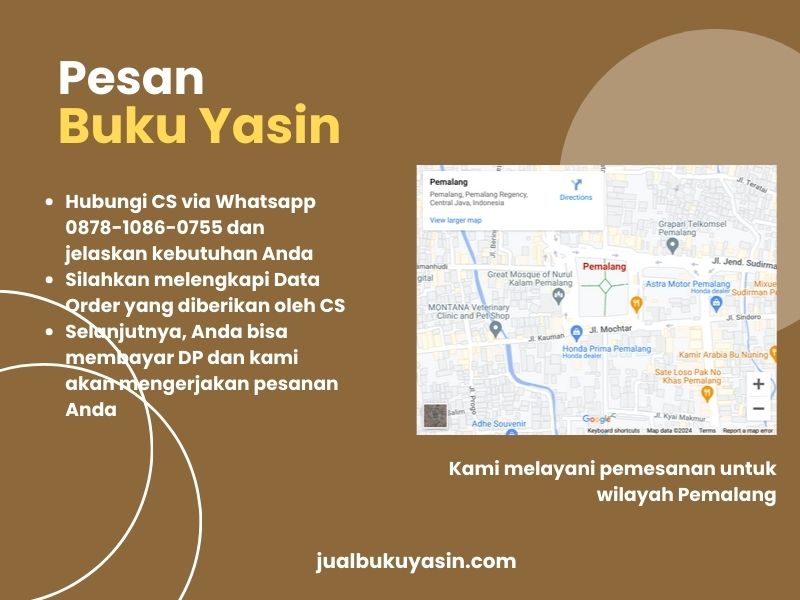 Percetakan Buku Yasin Pemalang, Tempat Cetak Buku Yasin Pemalang, Tempat Bikin Buku Yasin di Pemalang