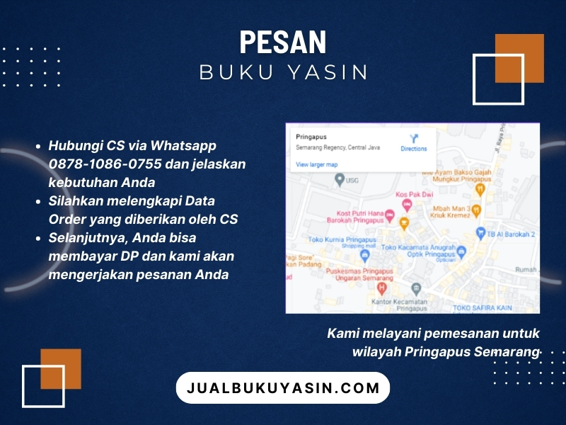 Percetakan Buku Yasin Pringapus Semarang, Tempat Cetak Buku Yasin Pringapus Semarang, Tempat Bikin Buku Yasin di Pringapus Semarang
