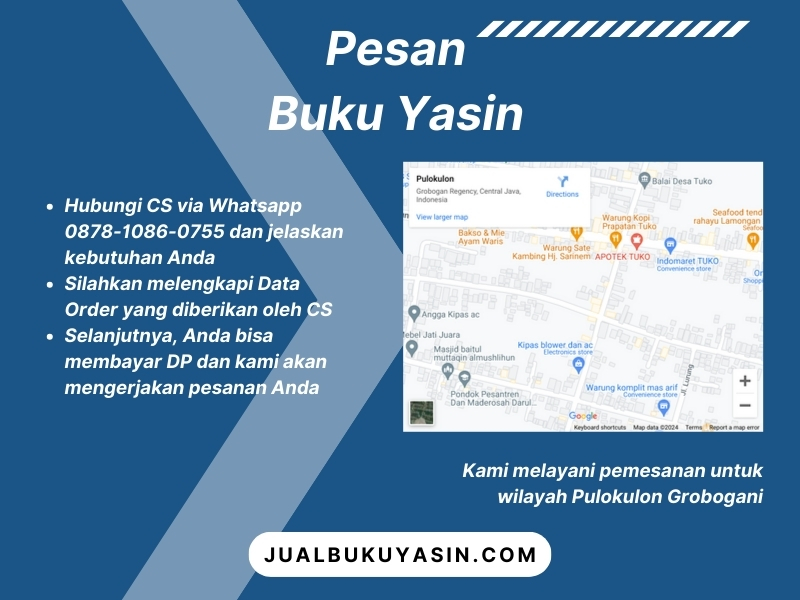 Percetakan Buku Yasin Pulokulon Grobogan, Tempat Cetak Buku Yasin Pulokulon Grobogan, Tempat Bikin Buku Yasin di Pulokulon Grobogan
