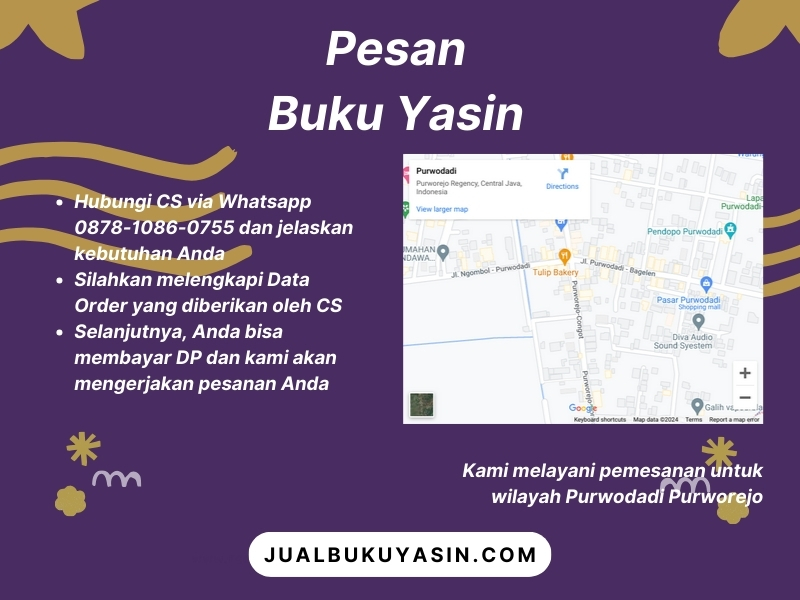 Percetakan Buku Yasin Purwodadi Purworejo, Tempat Cetak Buku Yasin Purwodadi Purworejo, Tempat Bikin Buku Yasin di Purwodadi Purworejo