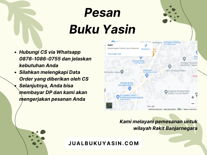 Cetak Buku Yasin Rakit Banjarnegara