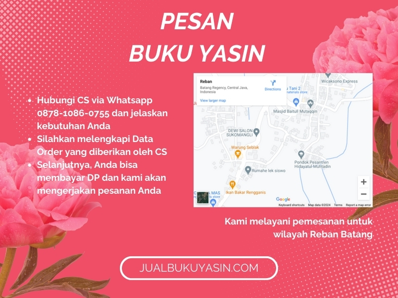 Percetakan Buku Yasin Reban Batang, Tempat Cetak Buku Yasin Reban Batang, Tempat Bikin Buku Yasin di Reban Batang