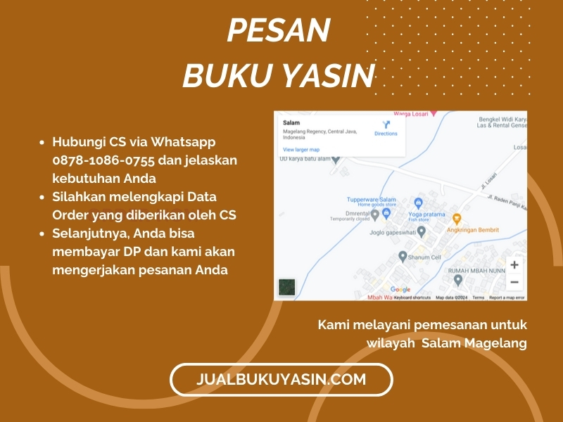 Percetakan Buku Yasin Salam Magelang, Tempat Cetak Buku Yasin Salam Magelang, Tempat Bikin Buku Yasin di Salam Magelang