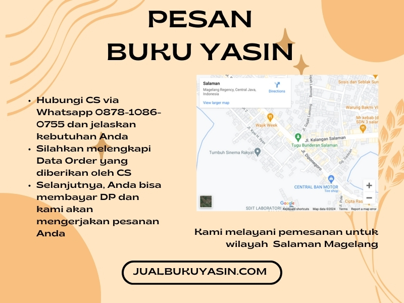 Percetakan Buku Yasin Salaman Magelang, Tempat Cetak Buku Yasin Salaman Magelang, Tempat Bikin Buku Yasin di Salaman Magelang