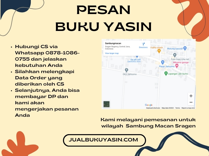 Percetakan Buku Yasin Sambung Macan Sragen, Tempat Cetak Buku Yasin Sambung Macan Sragen, Tempat Bikin Buku Yasin di Sambung Macan Sragen