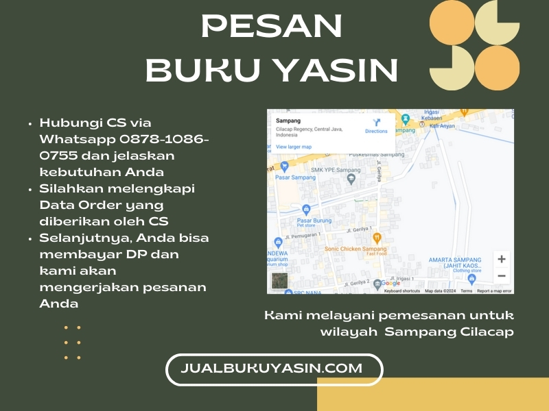 Percetakan Buku Yasin Sampang Cilacap, Tempat Cetak Buku Yasin Sampang Cilacap, Tempat Bikin Buku Yasin di Sampang Cilacap