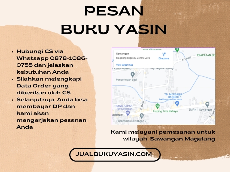 Percetakan Buku Yasin Sawangan Magelang, Tempat Cetak Buku Yasin Sawangan Magelang, Tempat Bikin Buku Yasin di Sawangan Magelang