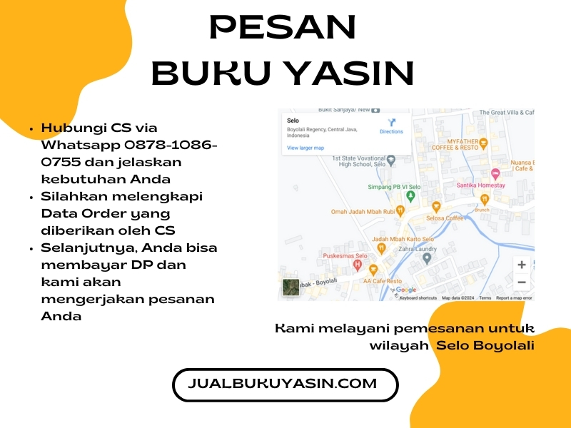 Percetakan Buku Yasin Selo Boyolali, Tempat Cetak Buku Yasin Selo Boyolali, Tempat Bikin Buku Yasin di Selo Boyolali