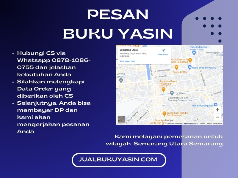 Percetakan Buku Yasin Semarang Utara Semarang, Tempat Cetak Buku Yasin Semarang Utara Semarang, Tempat Bikin Buku Yasin di Semarang Utara Semarang