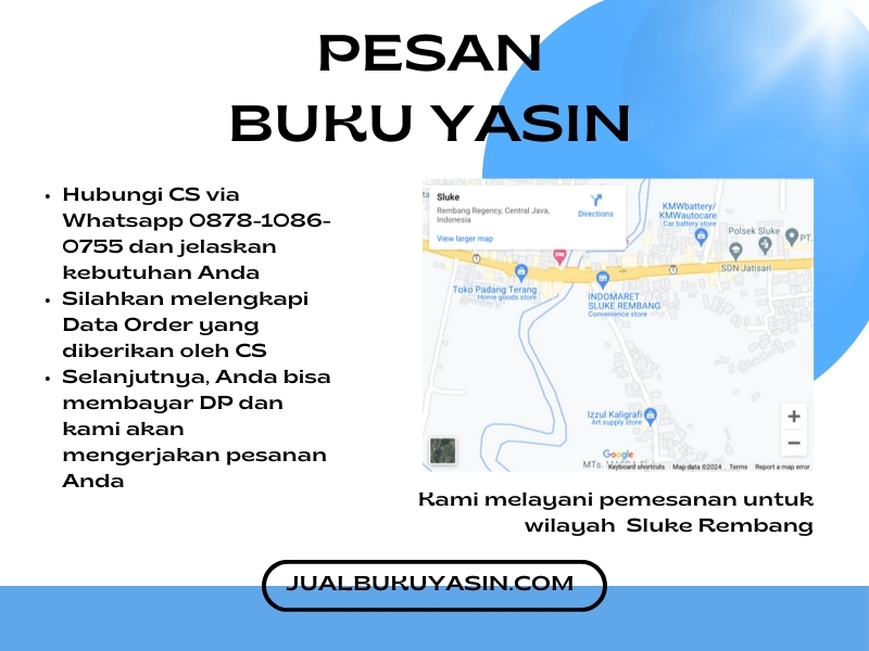 Percetakan Buku Yasin Sluke Rembang, Tempat Cetak Buku Yasin Sluke Rembang, Tempat Bikin Buku Yasin di Sluke Rembang