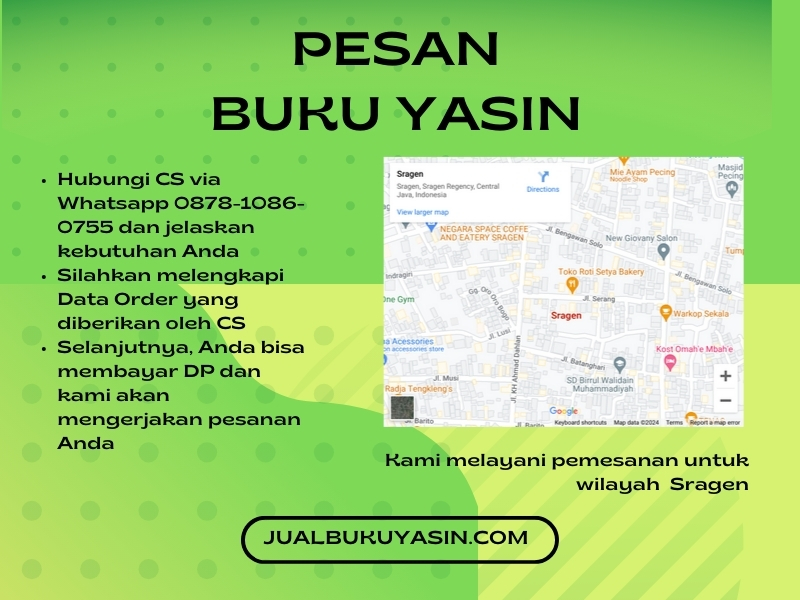 Percetakan Buku Yasin Sragen, Tempat Cetak Buku Yasin Sragen, Tempat Bikin Buku Yasin di Sragen