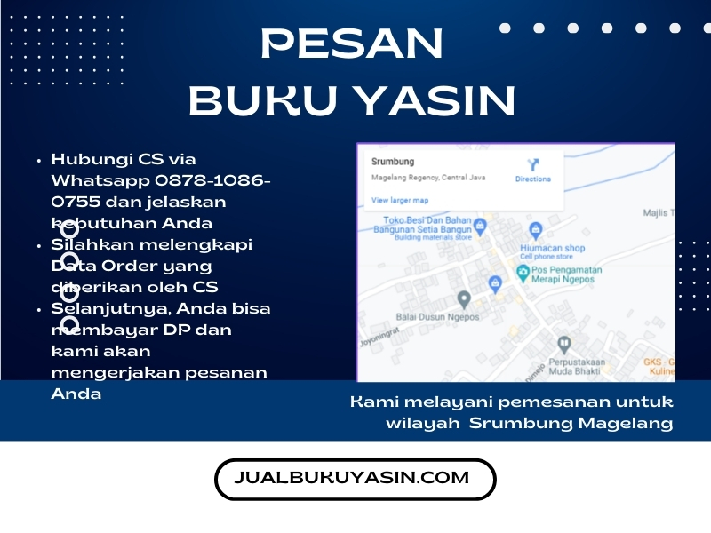 Percetakan Buku Yasin Srumbung Magelang, Tempat Cetak Buku Yasin Srumbung Magelang, Tempat Bikin Buku Yasin di Srumbung Magelang