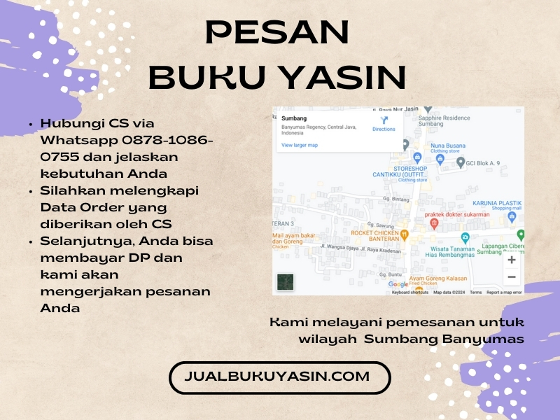 Percetakan Buku Yasin Sumbang Banyumas, Tempat Cetak Buku Yasin Sumbang Banyumas, Tempat Bikin Buku Yasin di Sumbang Banyumas