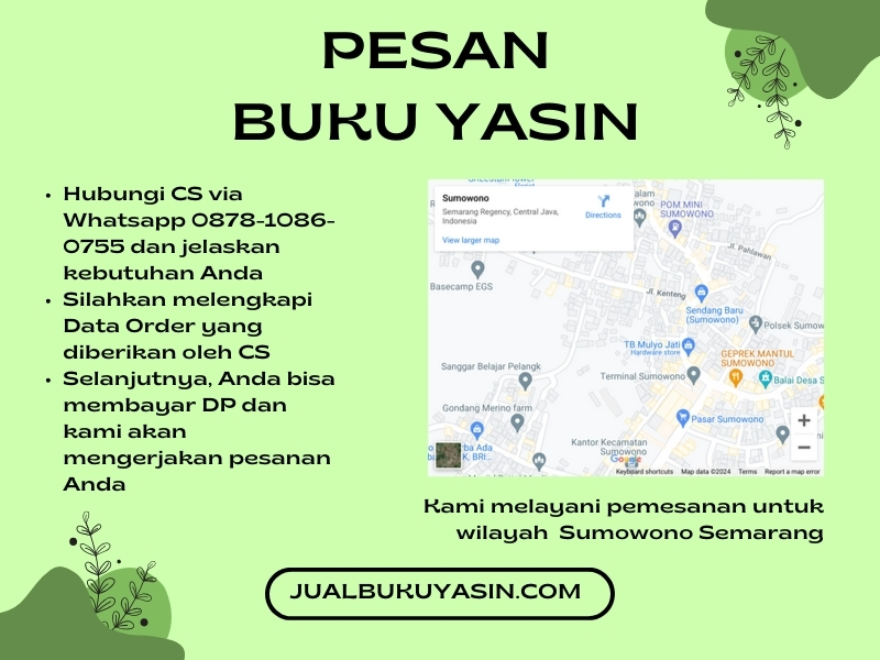 Percetakan Buku Yasin Sumowono Semarang, Tempat Cetak Buku Yasin Sumowono Semarang, Tempat Bikin Buku Yasin di Sumowono Semarang