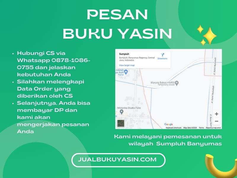 Percetakan Buku Yasin Sumpiuh Banyumas, Tempat Cetak Buku Yasin Sumpiuh Banyumas, Tempat Bikin Buku Yasin di Sumpiuh Banyumas
