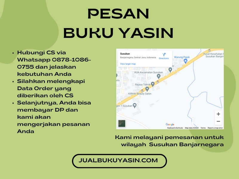 Cetak Buku Yasin Susukan Banjarnegara
